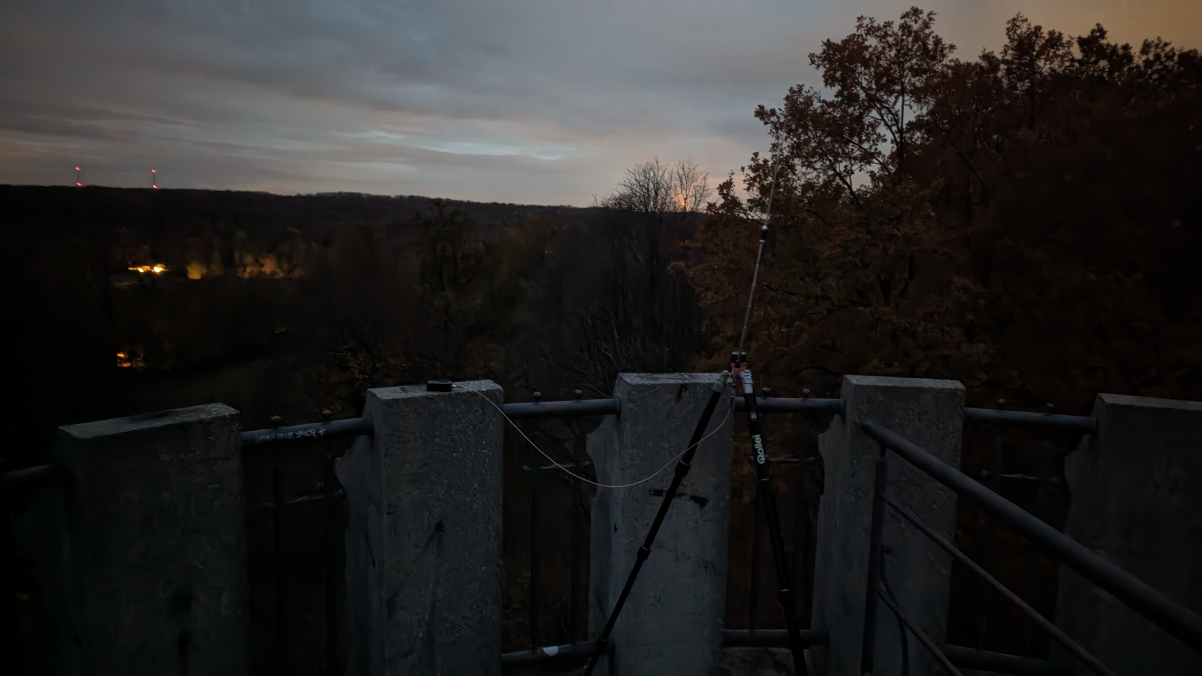 Antenne auf dem Turm